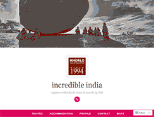 Tablet Screenshot of incredibleindiainfo.org